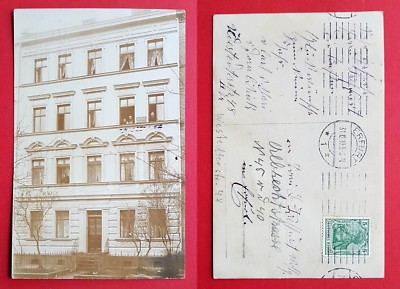 Photo postcard Erfurt 1910 residential building in Westedter Strasse 48 (32333