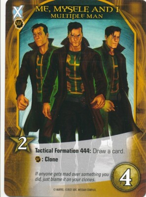 MULTIPLE MAN Upper Deck Marvel Legendary MESSIAH COMPLEX ME, MYSELF AND I