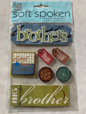 SOFT SPOKEN ME & MY BIG IDEAS 3D STICKERS RENEE - BROTHER