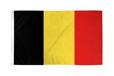 Belgium Flag, 3' x 5'