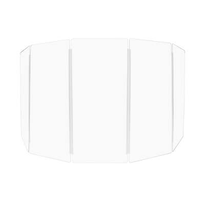 PENNZONI Drum Shield 4ft Acrylic Panels w/ Deflectors & Plastic Hinges