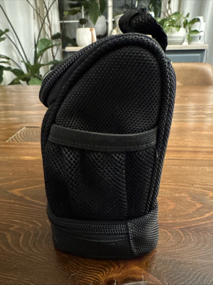 Kodak KD3F-6640 Compact Digital Camera Black Case Bag Handle Zipper Mesh Pockets - Image 4 of 4