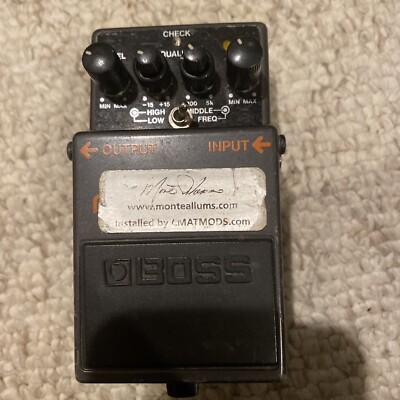 Modded Monte Allums Boss Metal Zone Guitar Distortion MT2