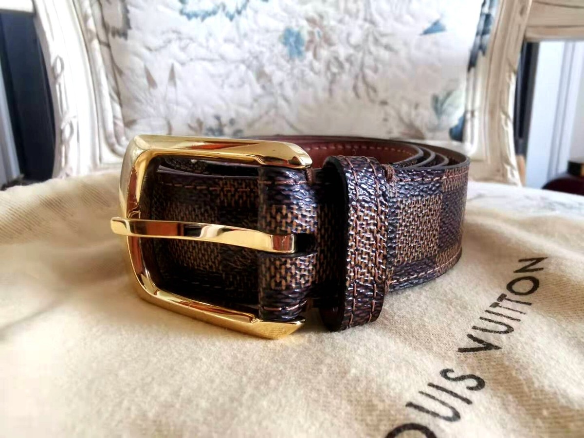 Buy Siza Fashion lv louis brown check belt party wear fashion