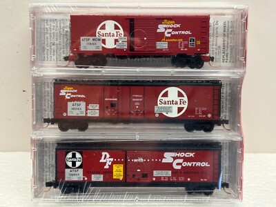 N Scale Micro Trains MTL Special Run 03-93 ATSF MOW 3-Pack