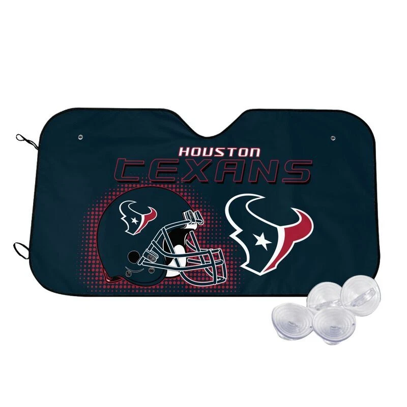 Houston Texans Car Windshield Sunshade Helmet Style Car Sunshade Heatproof
