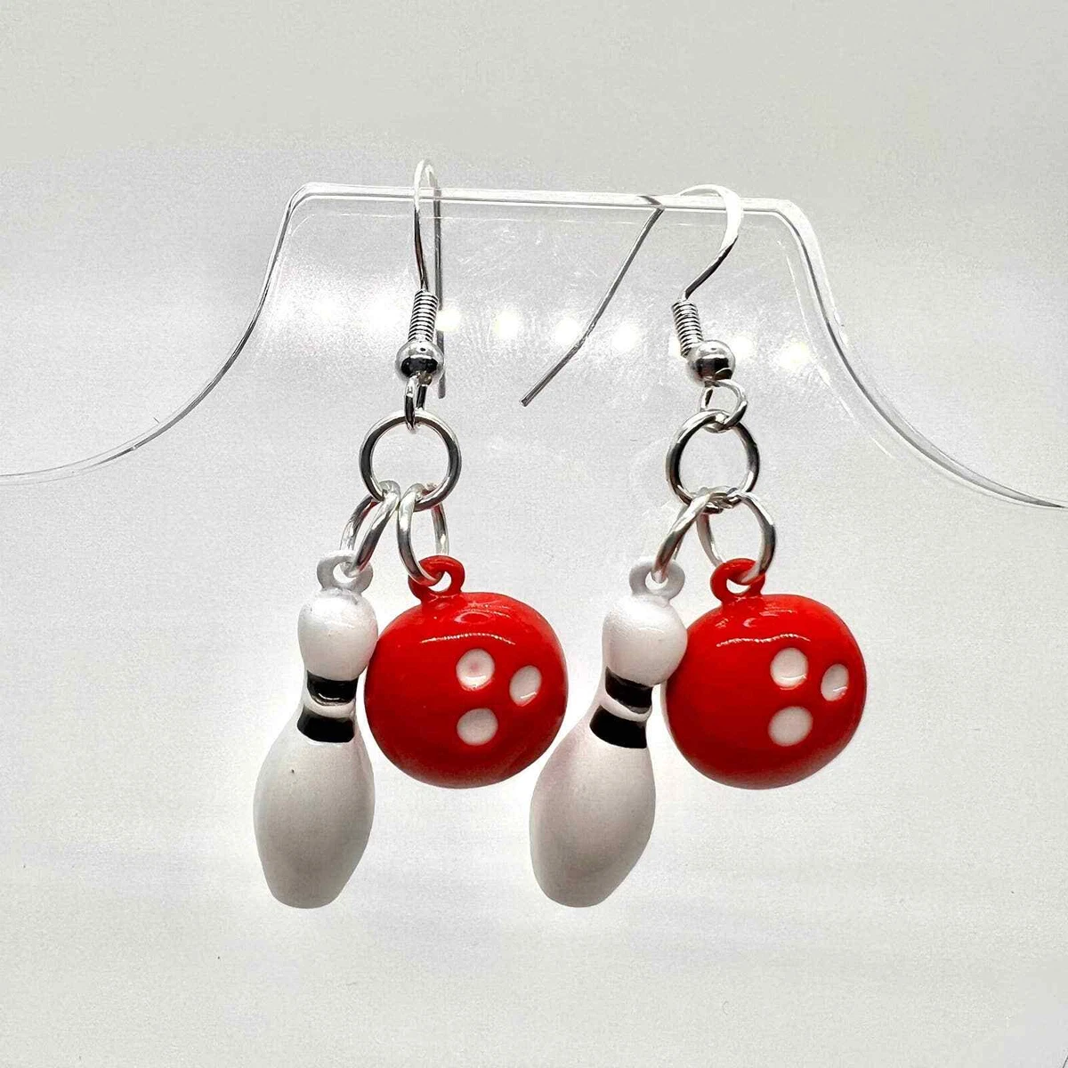 Bowling ball earrings sale