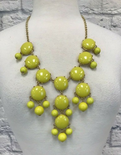 Vintage J.CREW Bakelite Yellow Droplet 