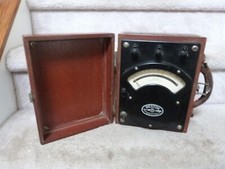 HTF Vintage Antique Weston Model 341 AC DC Volt Meter 1946 ACDC Test Equipment