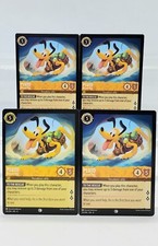 Disney Lorcana Pluto - Rescue Dog 20/204 Ursula's Return - 4 Cards Playset