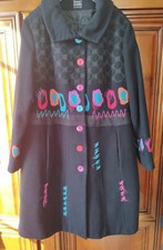 SUPERBE MANTEAU "Pause Café" - Taille 46