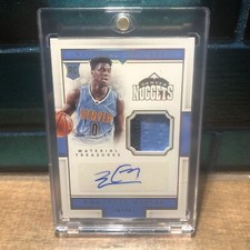 Emmanuel Mudiay 15/16 National Treasures Rookie RC Auto Patch #MTS-EM SN #20/25