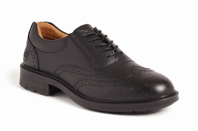 Sterling SS500CM Brogue schwarz Sicherheit Arbeitsstiefel Trainer Stahlkappe
