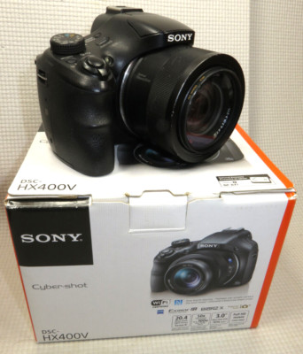 Sony Cyber-shot DSC-HX400v 20.4MP Digital Camera 50x 8GB Card With E62:10 Error