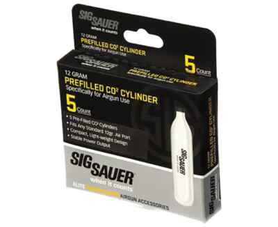 Sig Sauer, CO2 Cylinder, 5 Pack, mfg AC-12-5