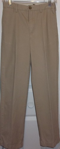 Boys 14 Slim, (2 pair) Gap & Crown & Ivy khaki pants with adjustable waist - Picture 5 of 7