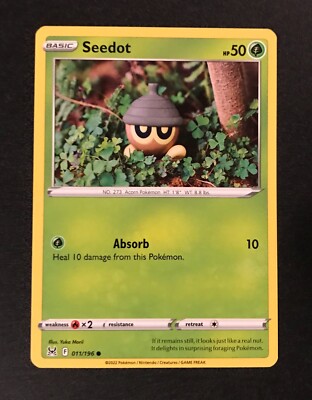 Seedot 011/196 | Common | SWSH: Lost Origin 