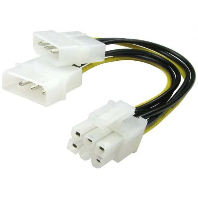 6+2 Pin PCI Express Computer Power Cables & Connectors