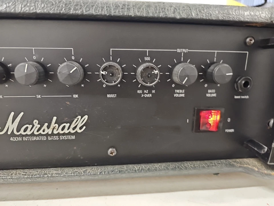 Marshall 3540 400 watt bass head 1980's - Image 4 of 4