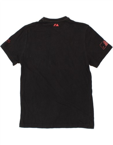 MAJESTIC Mens Cooperstown Graphic T-Shirt Top XS Black Cotton LY02 - Picture 2 of 4