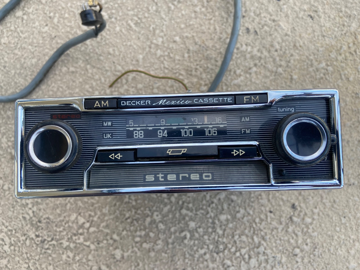 Mercedes BECKER MEXICO AM-FM Cassette Stereo BC/FM Car Radio | eBay