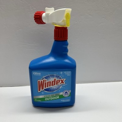 Windex Outdoor Glass & Patio Cleaner, 32 Fl. Oz., Connects to Hose End New
