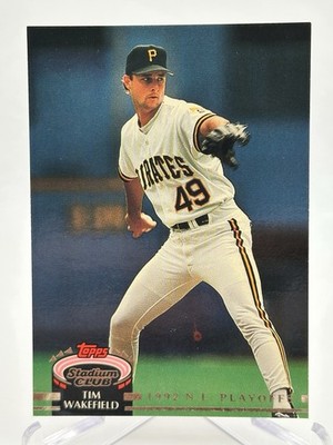 1993 Stadium Club Murphy Tim Wakefield #51 Pittsburgh Pirates