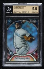 2011 Bowman Sterling Black Refractor 2/25 Michael Pineda BGS 9.5 GEM MINT e8i