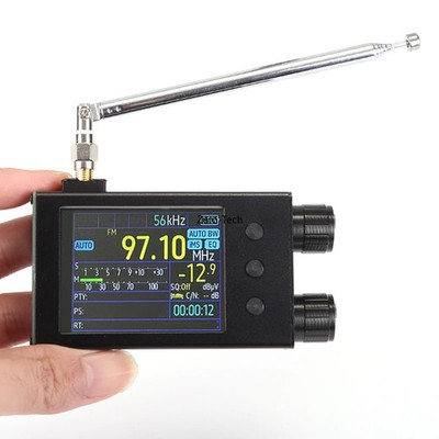 CNC Metal Case Portable TEF6686 Full Band FM/LW/MW/SW Radio Receiver Touch LCD