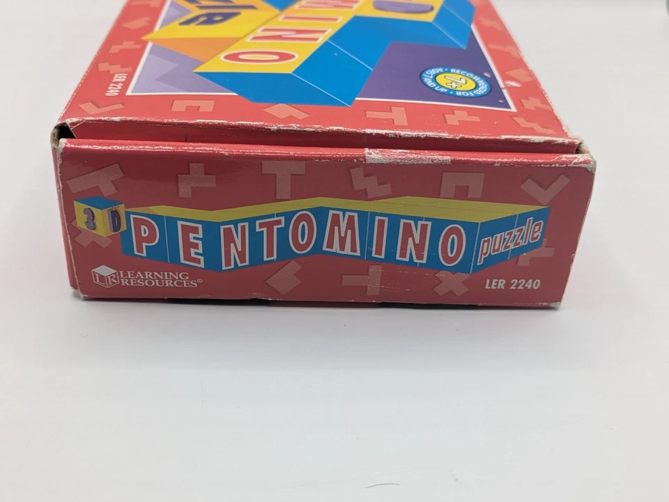 Learning Resources 3-D Pentomino Puzzle COMPLETE! DMG BOX! SEE PICS! - Image 4 of 4