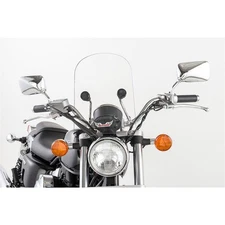 HD-3 Tombstone Windshield Clear with Chrome Hardware 7/8" & 1" HD-3CHR-C