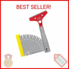 Bates- Razor Blade Scraper, 4" Scraper Tool with 10 Extra Scraper Blades, Paint 