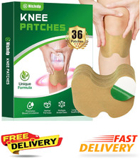 Pain Relief Patches,36 Pcs Knee Pain Relief, Wormwood Relieving 12 Hour Long Las