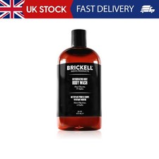 Brickell Men's Invigorating Mint Body Wash for Men, Natural and Organic Deep Cle