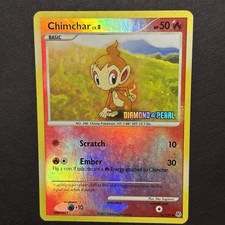 Chimchar Diamond and Pearl Stamped Reverse Holo Card 76/130 MP/HP on eBay