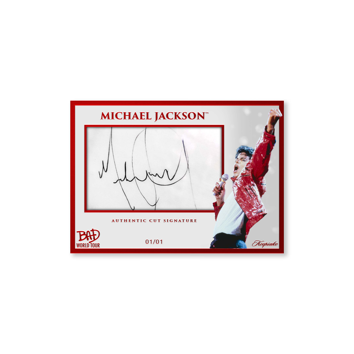 In Stock 2025 Keepsake Michael Jackson Bad World Tour Hobby Sealed