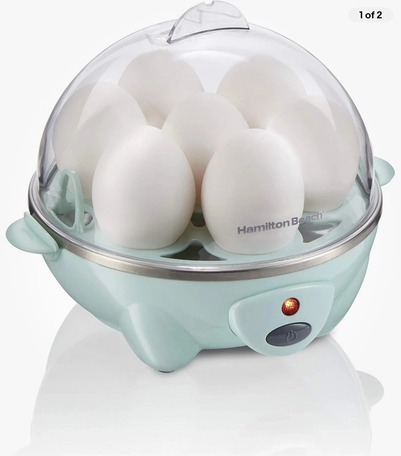 Hamilton Beach 3-in-1 Electric Egg Cooker Hard Boiled, Omelet Maker