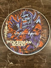 POWERMAN 5000 Drumhead Band SIGNED Spider Auto 13" 💯 AUTHENTIC MERCH