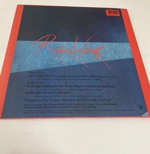 その他 LP Roger Waters Pros And Cons Of Hitch Hiking 30AP2877 	CBS/SONY /00260 The Pros and Cons of Hitch Hiking by Roger Waters (Album; Sony