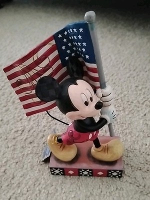Walt Disney SHOWCASE COLLECTION ミッキー USA Jim Shore Walt Disney Showcase Mickey Mouse “Old Glory” #4032875