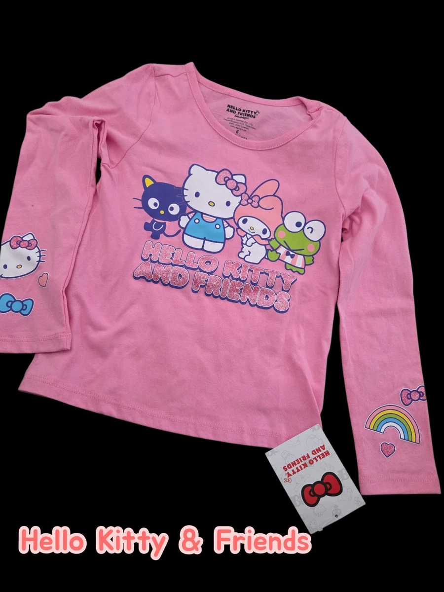 Hello Kitty Girls Pink 5 Size Tops, Shirts & T-Shirts for Girls