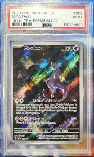 2023 POKEMON SV BLACK STAR PROMO SVP EN #052 MEWTWO - PSA 9