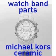 Ceramic Watch Band Links Parts - white Michael Kors MK5188 MK5161 MK5237 MK5269