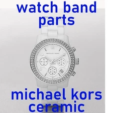 Ceramic Watch Band Links Parts - white Michael Kors MK5188 MK5161 MK5237 MK5269