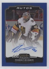 2022-23 O-Pee-Chee Platinum Blue Rainbow Auto Robin Lehner #BA-RL Auto 7m7