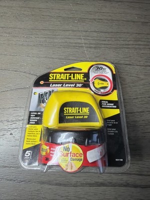 Strait-Line Laser Level 30 360 Rotation Hands Free Factory Sealed
