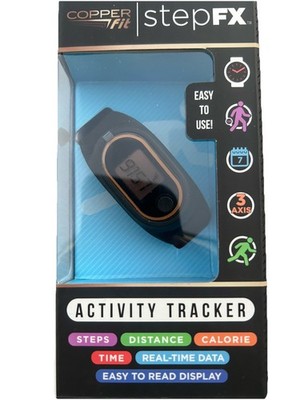 Step FX Copper Fit Easy To Use 3 Axis Motion Sensor Unisex Activity Tracker