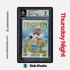 2024 UPPER DECK ICE #FI-34 CONNOR BEDARD FROZEN IN ICE GOLD /25 BGS 9