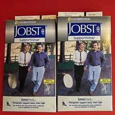 2 Packages JOBST SensiFoot Theraputic Compression Socks Size Large Diabetes New