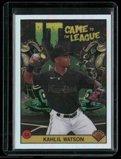 Kahlil Watson 2022 Bowman Chrome It Came to the League Miami Marlins #ICFL-4